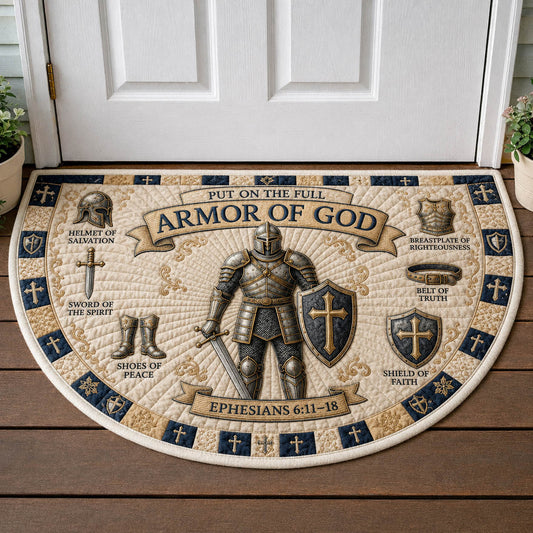 Armor Of God Quilted Welcome Mat GFTOLAN1073