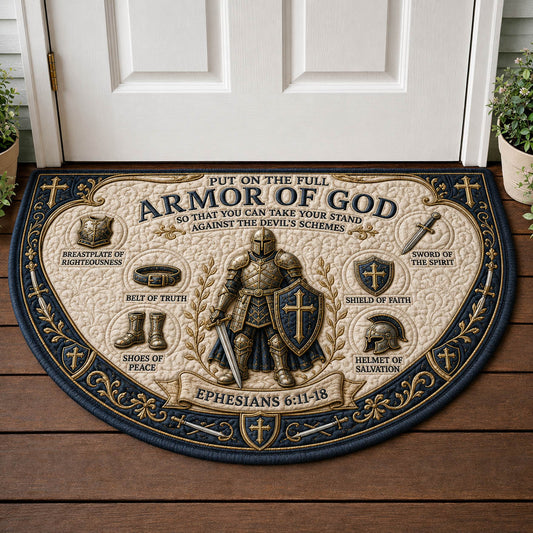 Armor Of God Quilted Welcome Mat GFTOLAN1075