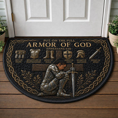 Armor Of God Quilted Welcome Mat GFTOLAN1076