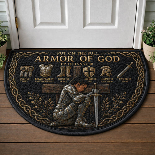 Armor Of God Quilted Welcome Mat GFTOLAN1076