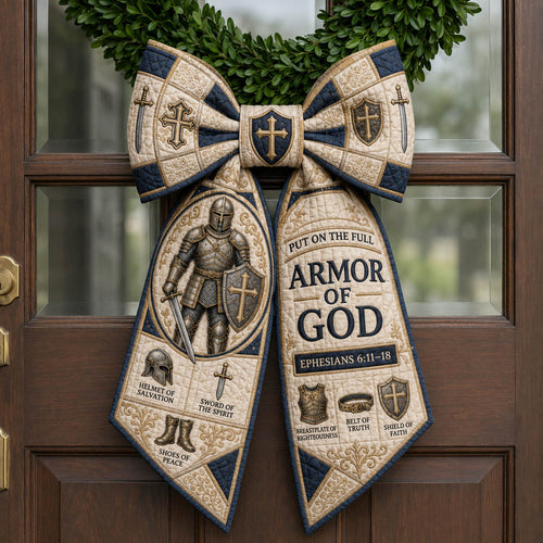 Armor Of God Quilted Wreath Sash GFTOLAN1078