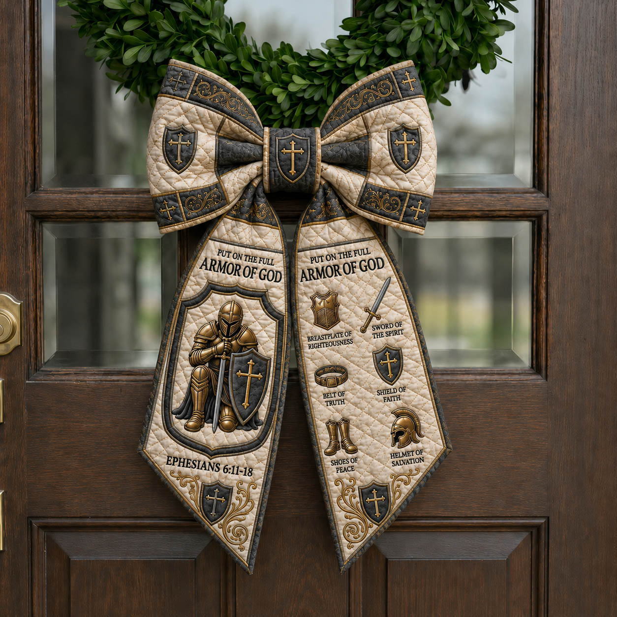 Armor Of God Quilted Wreath Sash GFTOLAN1080