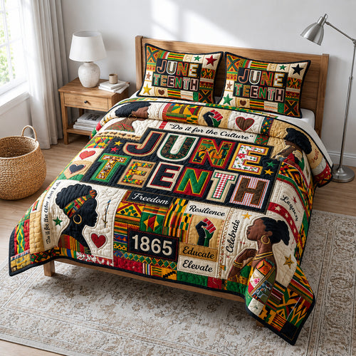 Culture Pride 3-Piece Quilted Bedding Set GFTOLAN109
