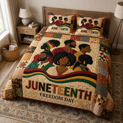 Heritage Unity 3-Piece Quilted Bedding Set GFTOLAN111