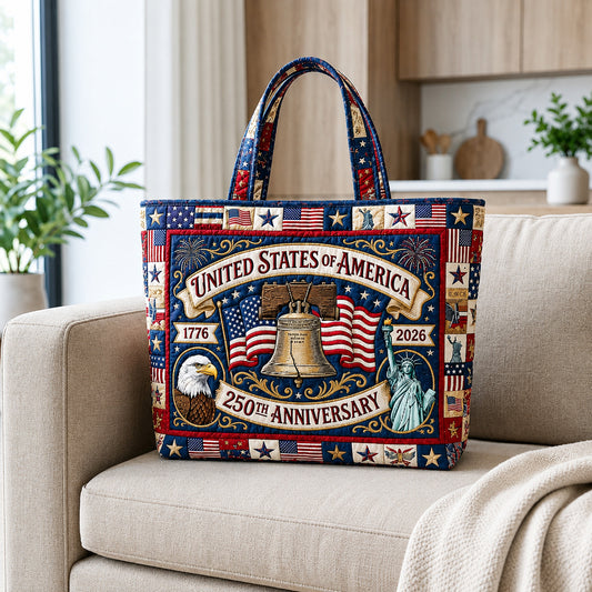Liberty Bell Quilted Tote Bag GFTOLAN113