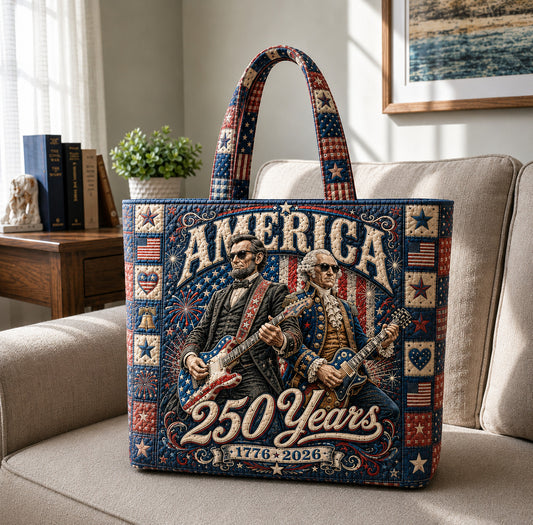 Rock Patriots Quilted Tote Bag GFTOLAN116
