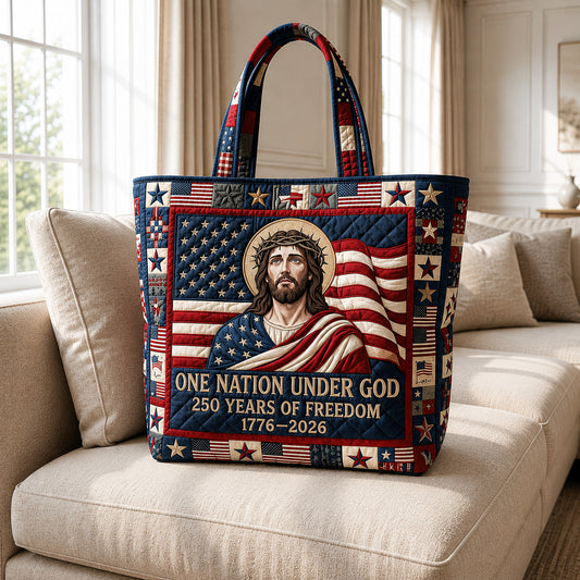 Faith Nation Quilted Tote Bag GFTOLAN117