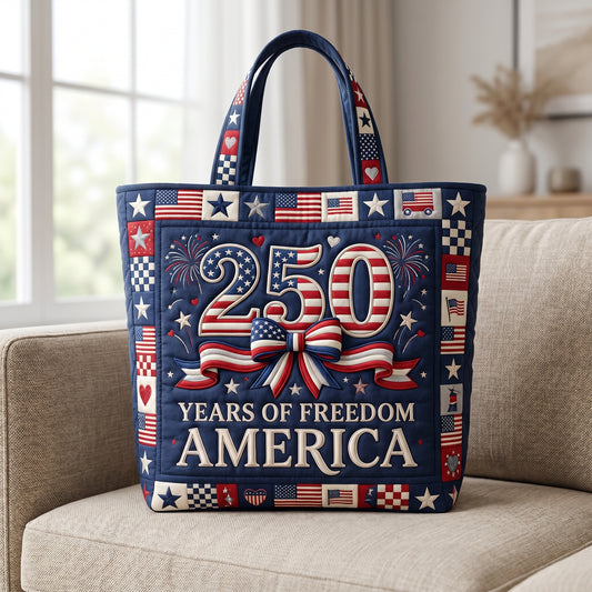 Star Freedom Quilted Tote Bag GFTOLAN119