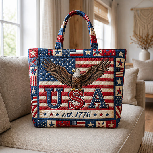 Eagle Pride Quilted Tote Bag GFTOLAN120