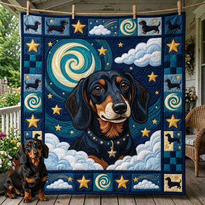 Dachshund Dog Quilted Blanket GFTOLAN1222