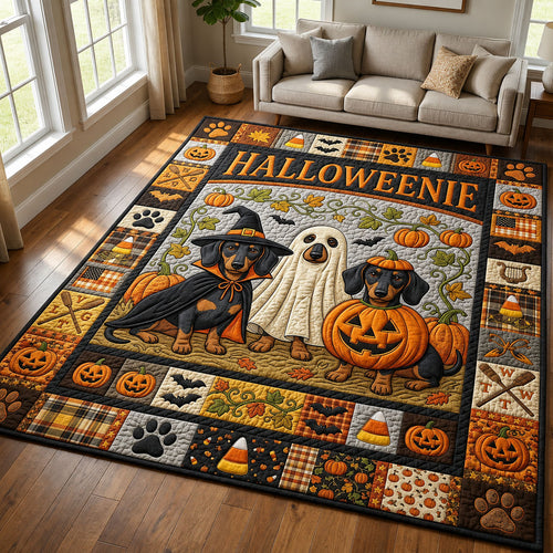 Dachshund Halloweenie Area Rug GFTOLAN1228