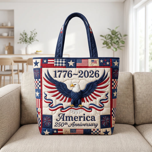 Freedom Wings Quilted Tote Bag GFTOLAN125