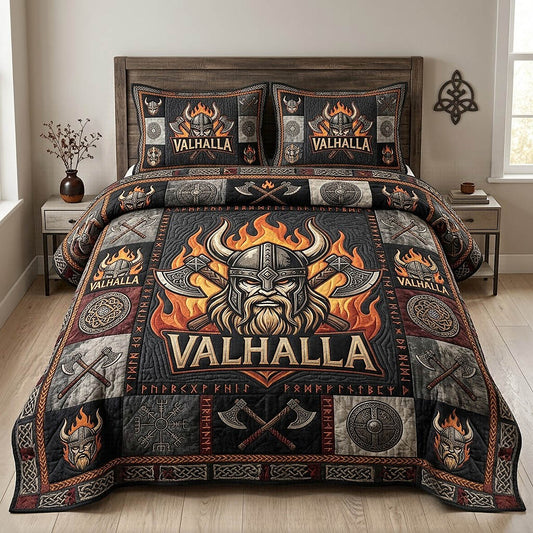 Viking 3-Piece Quilted Bedding Set GFTOLAN1262