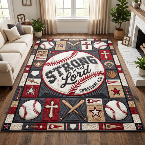 Christian Baseball Area Rug GFTOLAN1376