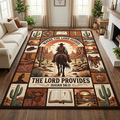 Western Cowboy Area Rug GFTOLAN1380