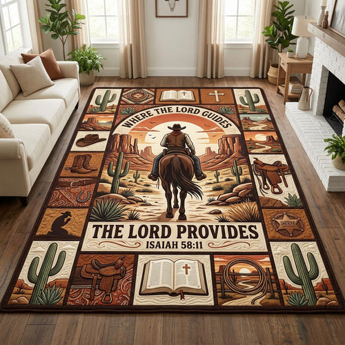 Western Cowboy Area Rug GFTOLAN1380