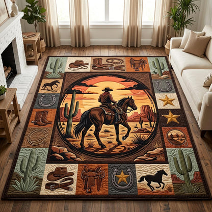 Western Cowboy Area Rug GFTOLAN1381