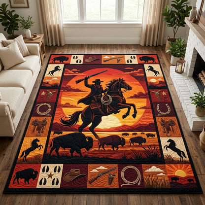 Western Cowboy Area Rug GFTOLAN1383