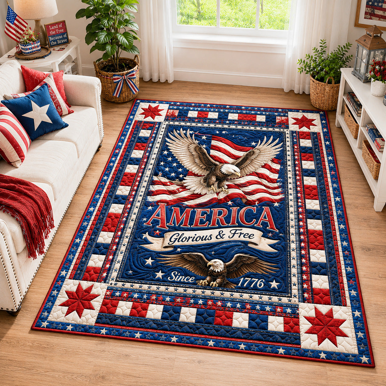 America Pride Area Rug GFTOLAN14