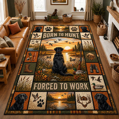 Born To Hunt Area Rug GFTOLAN1510