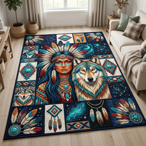 Native American Women Area Rug GFTOLAN1532