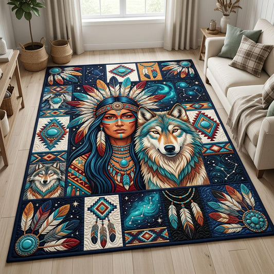 Native American Women Area Rug GFTOLAN1532
