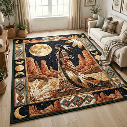 Native American Women Area Rug GFTOLAN1534