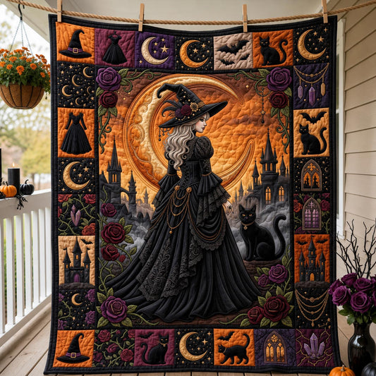 Witch Moonlight Quilted Blanket GFTOLAN1543