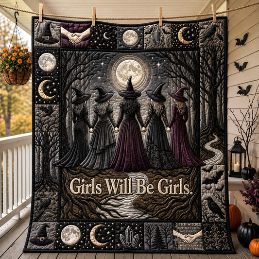 Girls Will Be Girls Quilted Blanket GFTOLAN1544