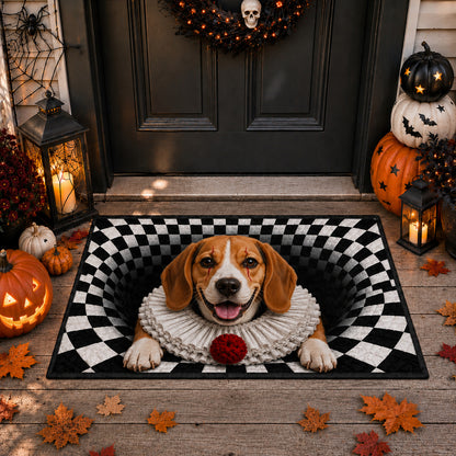Beagle Clown Vortex Doormat GFTOLAN1561