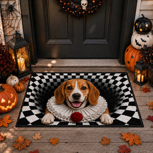 Beagle Clown Vortex Doormat GFTOLAN1561