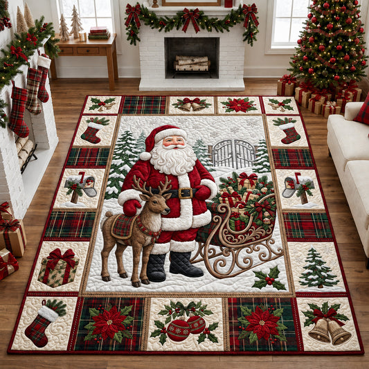 Santa Claus Christmas Area Rug GFTOLAN1609