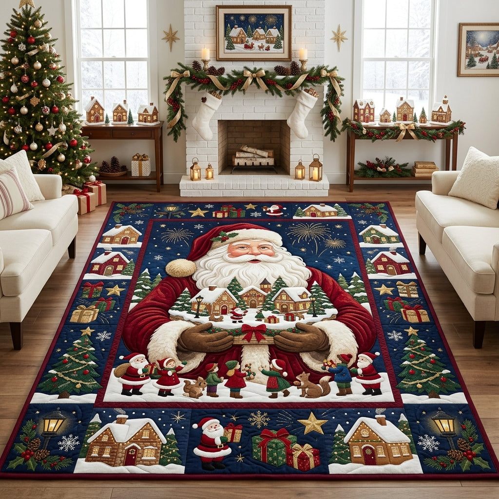 Santa Claus Christmas Area Rug GFTOLAN1610