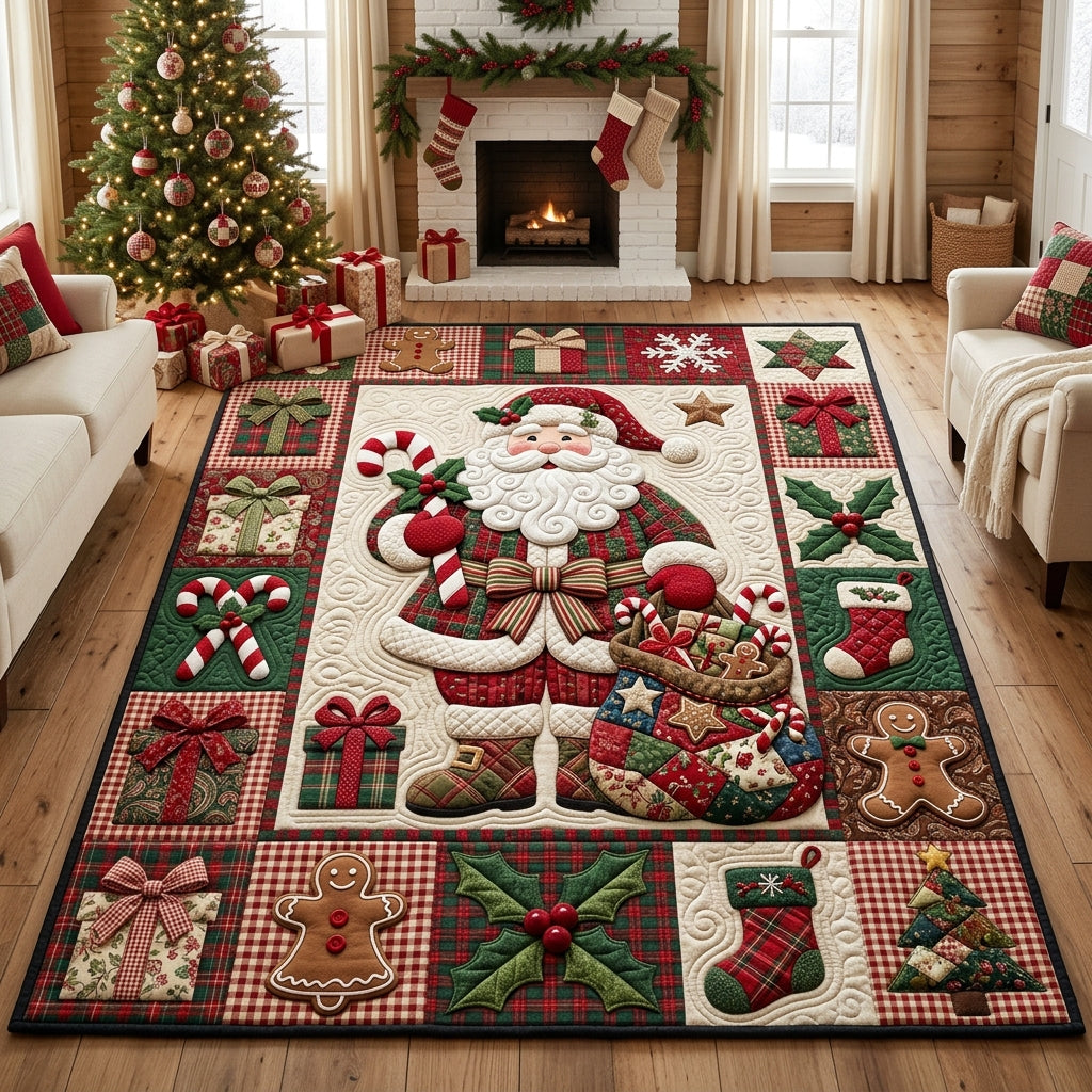 Santa Claus Christmas Area Rug GFTOLAN1612