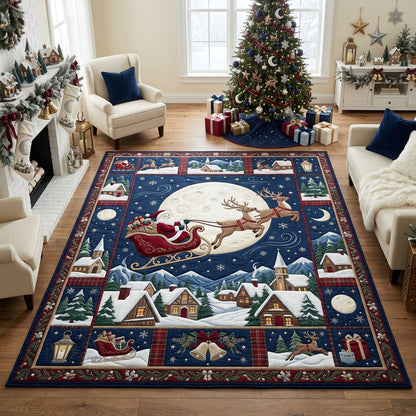 Santa Claus Christmas Area Rug GFTOLAN1613