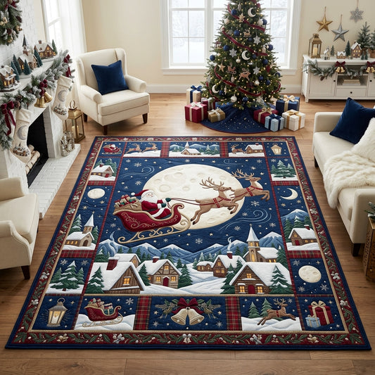 Santa Claus Christmas Area Rug GFTOLAN1613