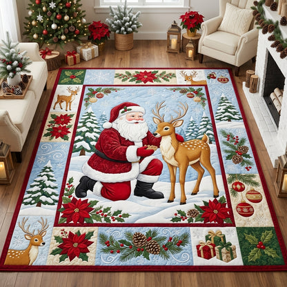 Santa Claus Christmas Area Rug GFTOLAN1614