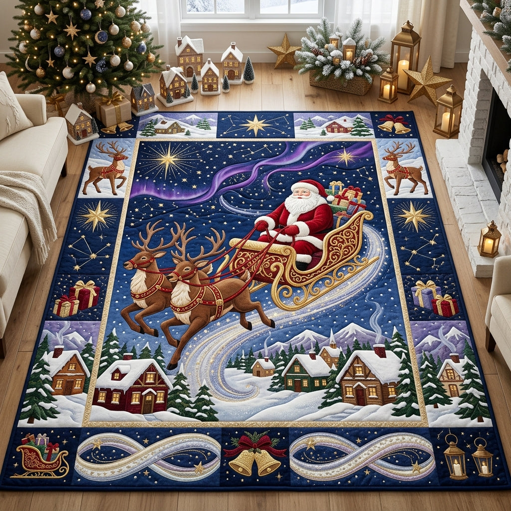Santa Claus Christmas Area Rug GFTOLAN1615