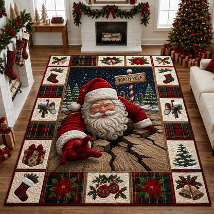 Santa North Pole Area Rug GFTOLAN1623