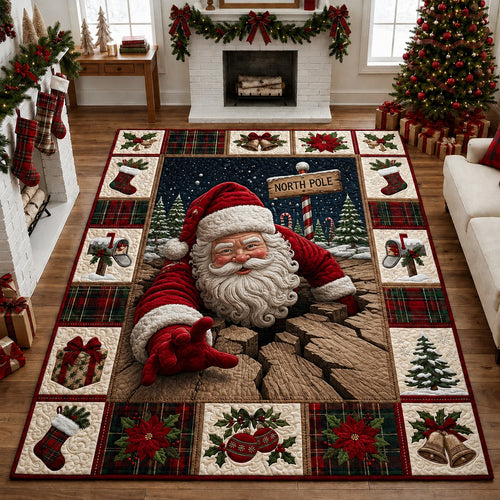 Santa North Pole Area Rug GFTOLAN1623