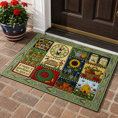 Garden Patchwork Doormat GFTOLAN18