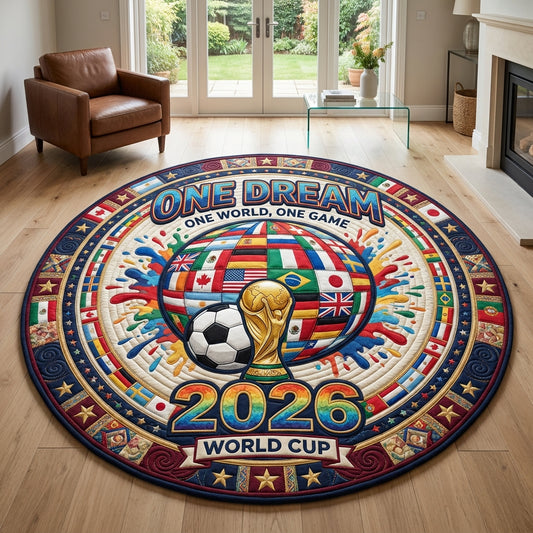 World Cup 2026 Quilted Round Mat GFTOLAN181