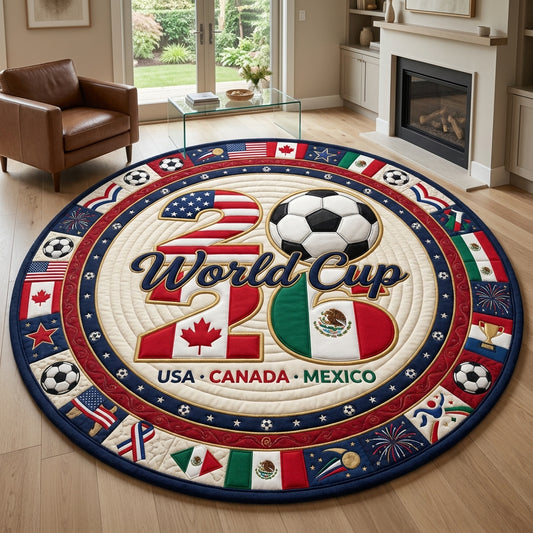 World Cup 2026 Quilted Round Mat GFTOLAN182