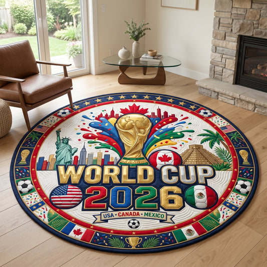 World Cup 2026 Quilted Round Mat GFTOLAN183