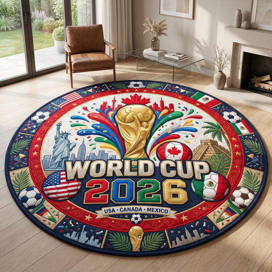World Cup 2026 Quilted Round Mat GFTOLAN184