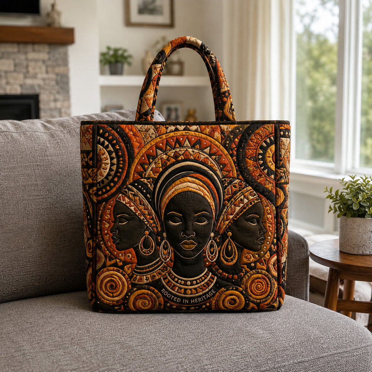 Powerful Queen Quilted Tote Bag GFTOLAN191