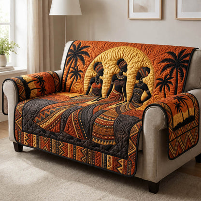 Sisterhood Melanin Queen Quilted Sofa Cover GFTOLAN202