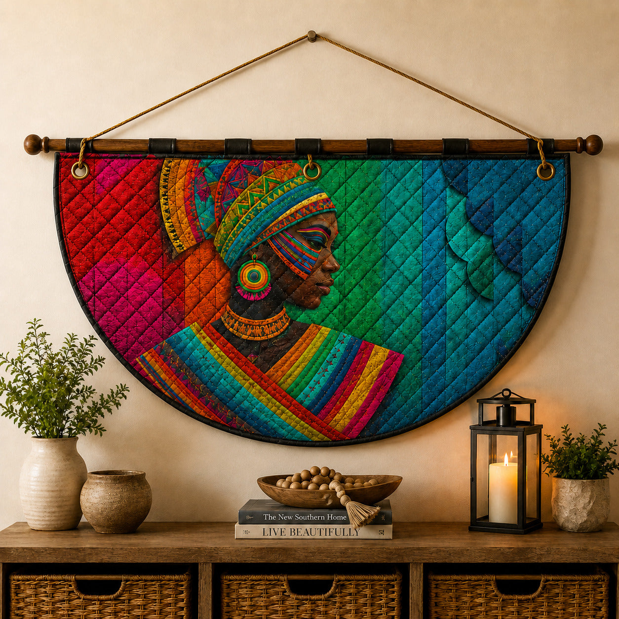 Rainbow Queen Fan Flag GFTOLAN225