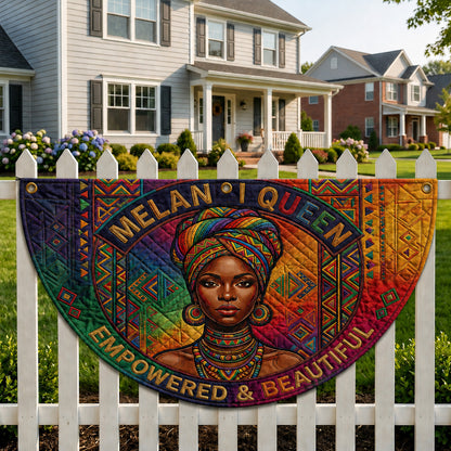 Melanin Queen Fan Flag GFTOLAN226
