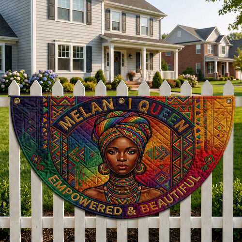 Melanin Queen Fan Flag GFTOLAN226